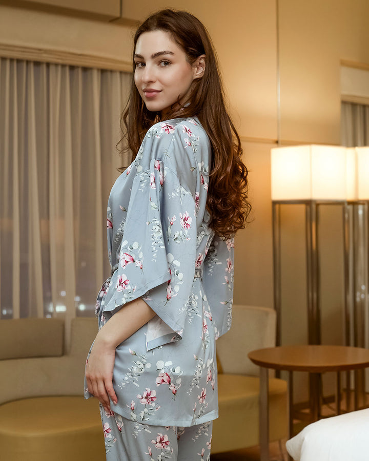 بيجامه ساتان 3 قطع 3493-26