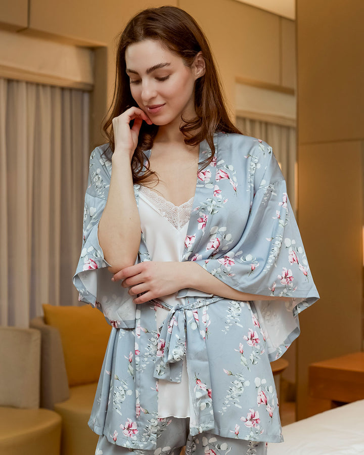 بيجامه ساتان 3 قطع 3493-26