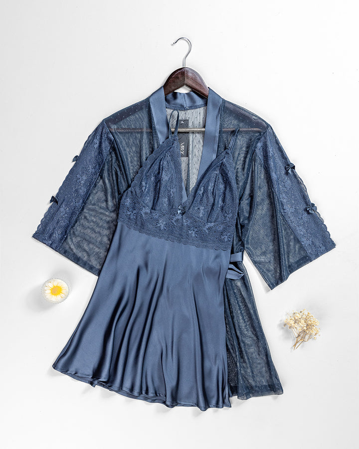 Satin Robe Set 6145-26