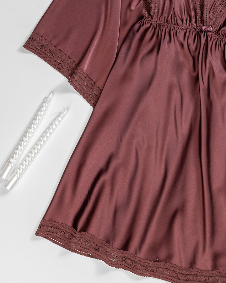 Satin Robe Set 6165-26